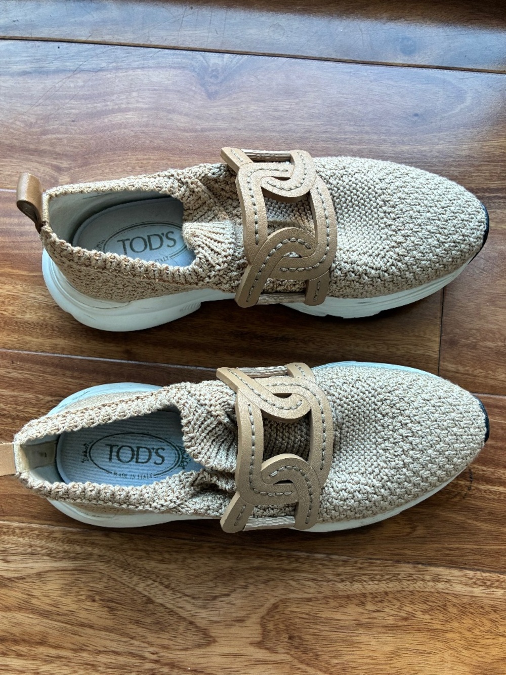 Tod’s Kate Slip-On Sneaker - 38 - tan - Like New!